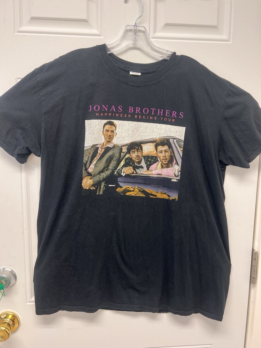 Jonas Brothers Happiness Begins Your T-Shirt Size XL Gildan NOC3320